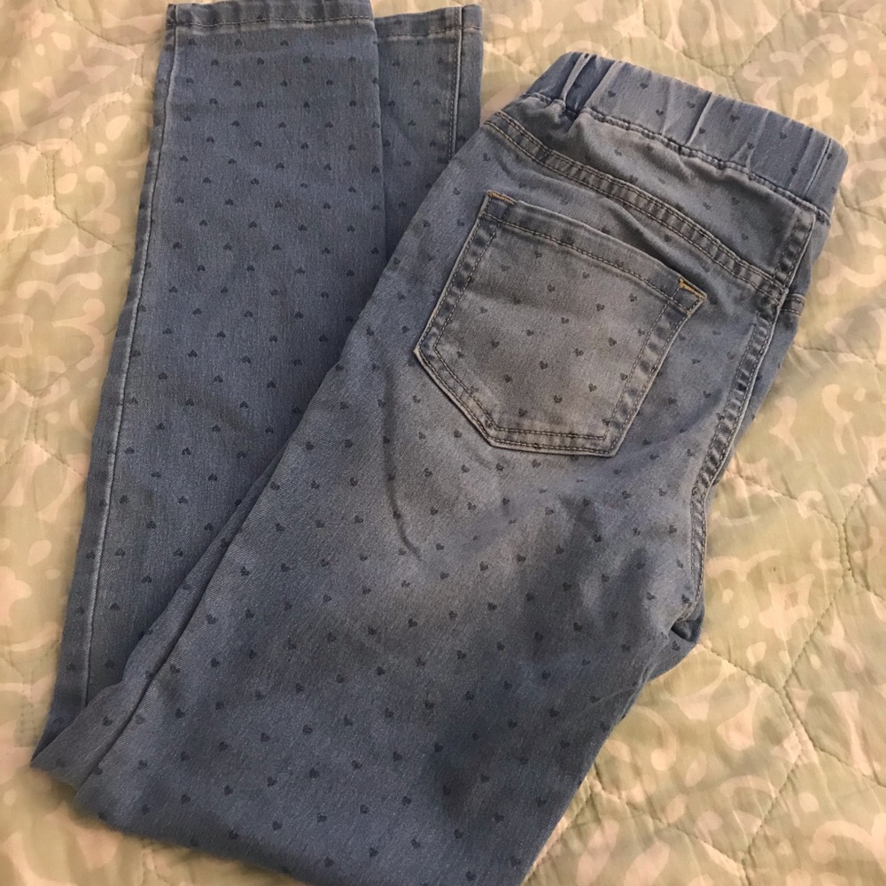 Cat & Jack Heart Denim Jeggings